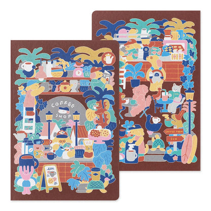 Coffee Yuru Log B6 Notebook · Midori