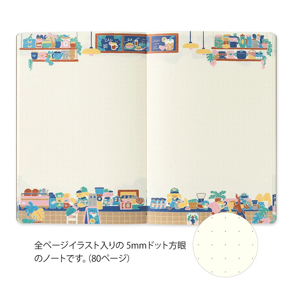 Coffee Yuru Log B6 Notebook · Midori