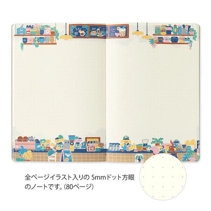 Coffee Yuru Log B6 Notebook · Midori