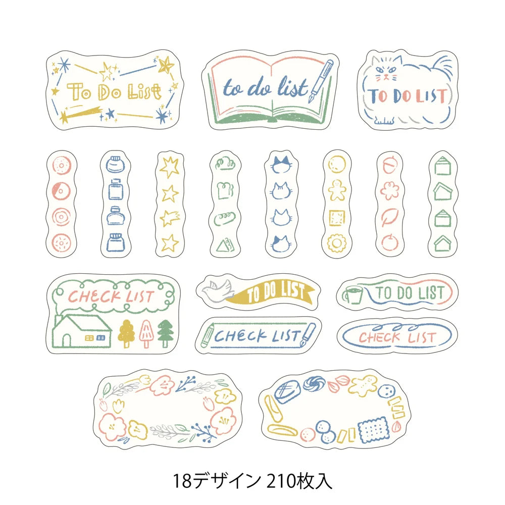 List Yuru Log Sticker Roll · Midori