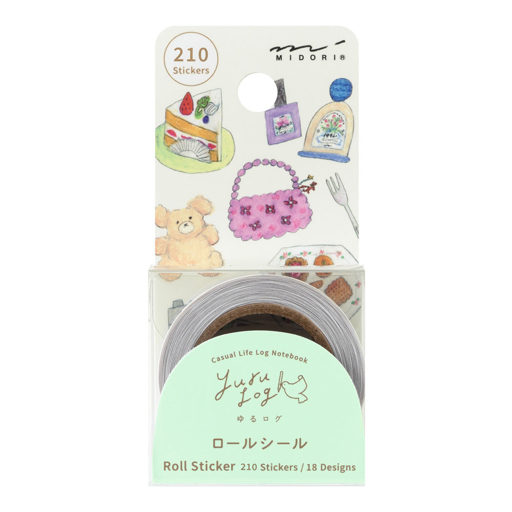 Motifs Yuru Log Sticker Roll · Midori