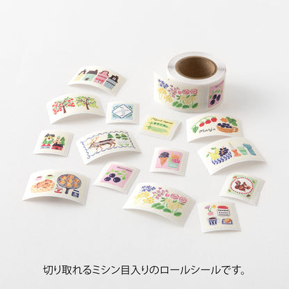 Stamps Yuru Log Sticker Roll · Midori