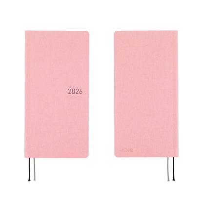 2026 Hobonichi English Weeks Mega / Colors: Strawberry Milk 《January Start | English》