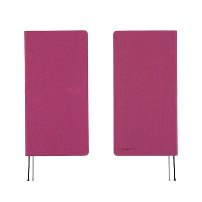 2026 Hobonichi English Weeks Mega / Colors: Peony Purple《January Start | English》