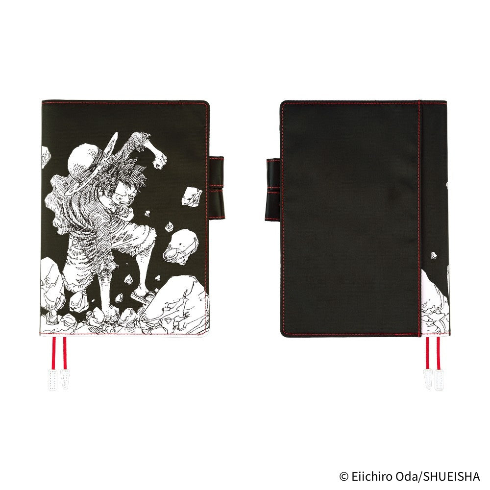 2026 Hobonichi Techo English Cousin Book + ONE PIECE magazine: Straw Hat Luffy (Black)《January Start | English | A5》