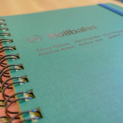 Rollbahn Cap-Martin Spiral Notebook / Green