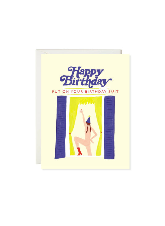 Birthday Suit Card · Karen Schipper