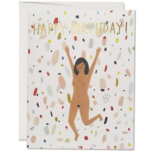 Birthday Suit Card · Red Cap Cards