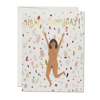 Birthday Suit Card · Red Cap Cards