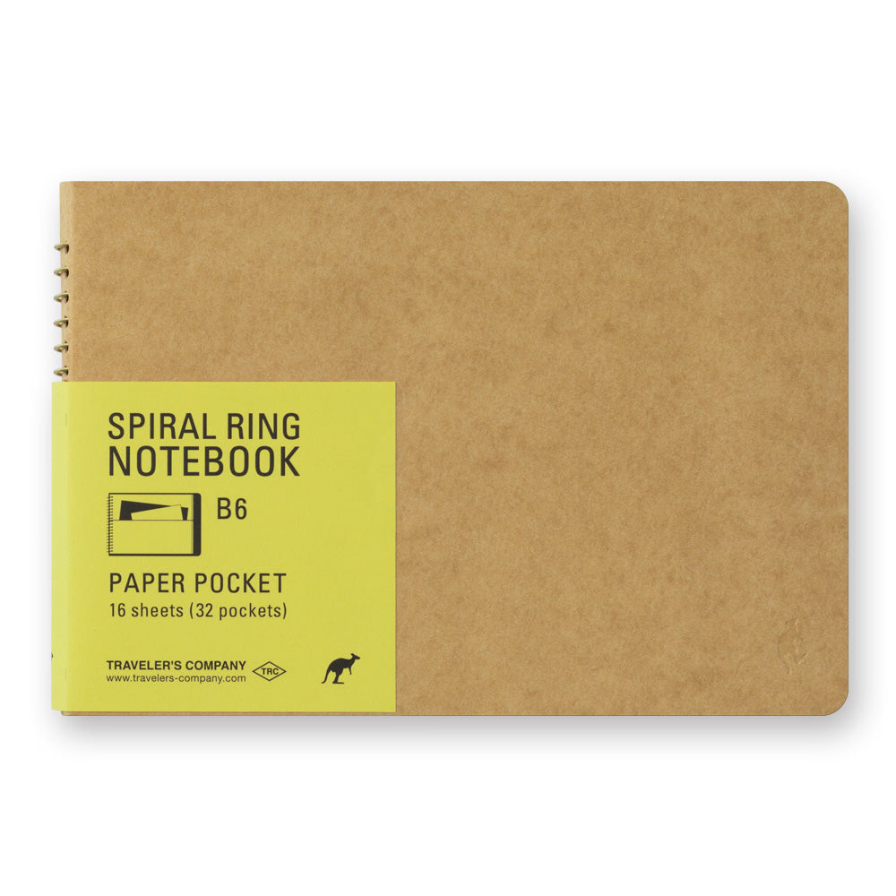 TRC Spiral Ring Paper Pocket - B6