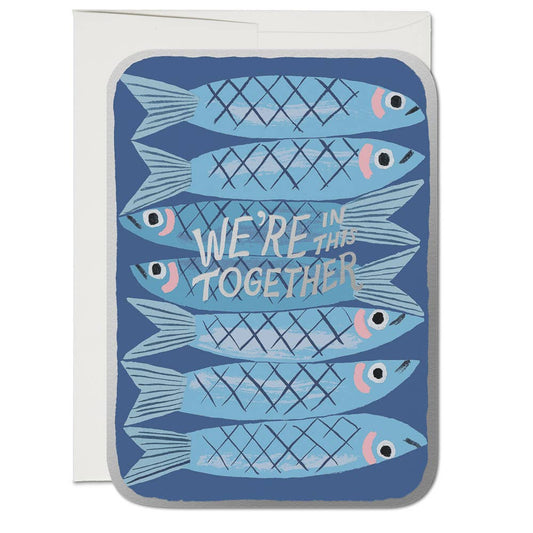 We're in This Together Greeting Card · Red Cap Cards