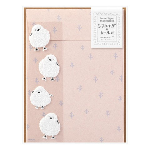 Midori Letter Set w/ Stickers - Shimaenaga