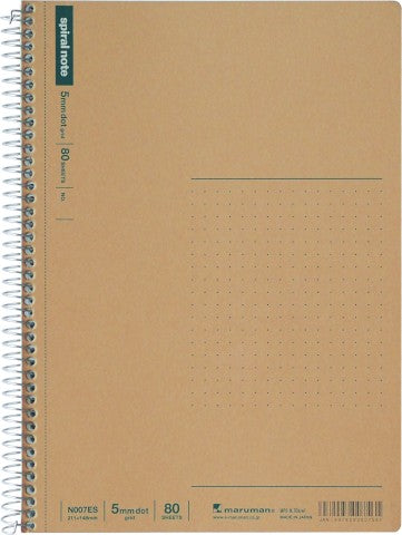 Maruman Spiral Notebook - A5 Dot Grid