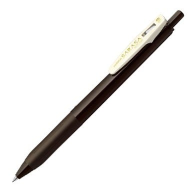 vintage sarasa clip gel pen - 0.5mm brown gray