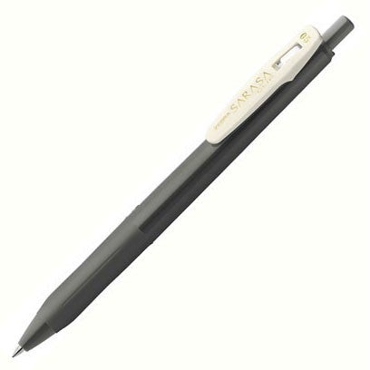 vintage sarasa clip gel pen - 0.5mm dark gray