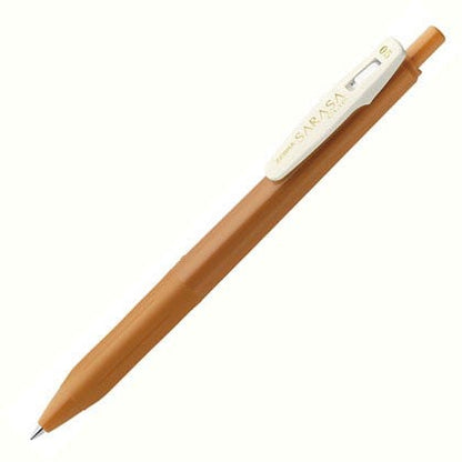 vintage sarasa clip gel pen - 0.5mm camel yellow