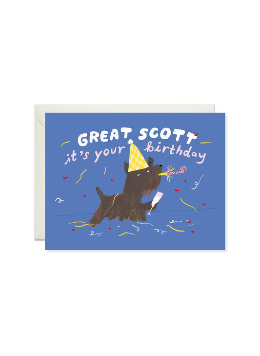 Great Scottie Greeting Card · Karen Schipper