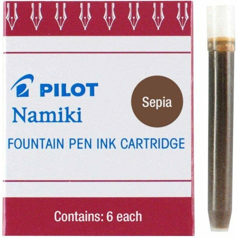 Pilot Namiki Ink Refill Sepia 6pcs
