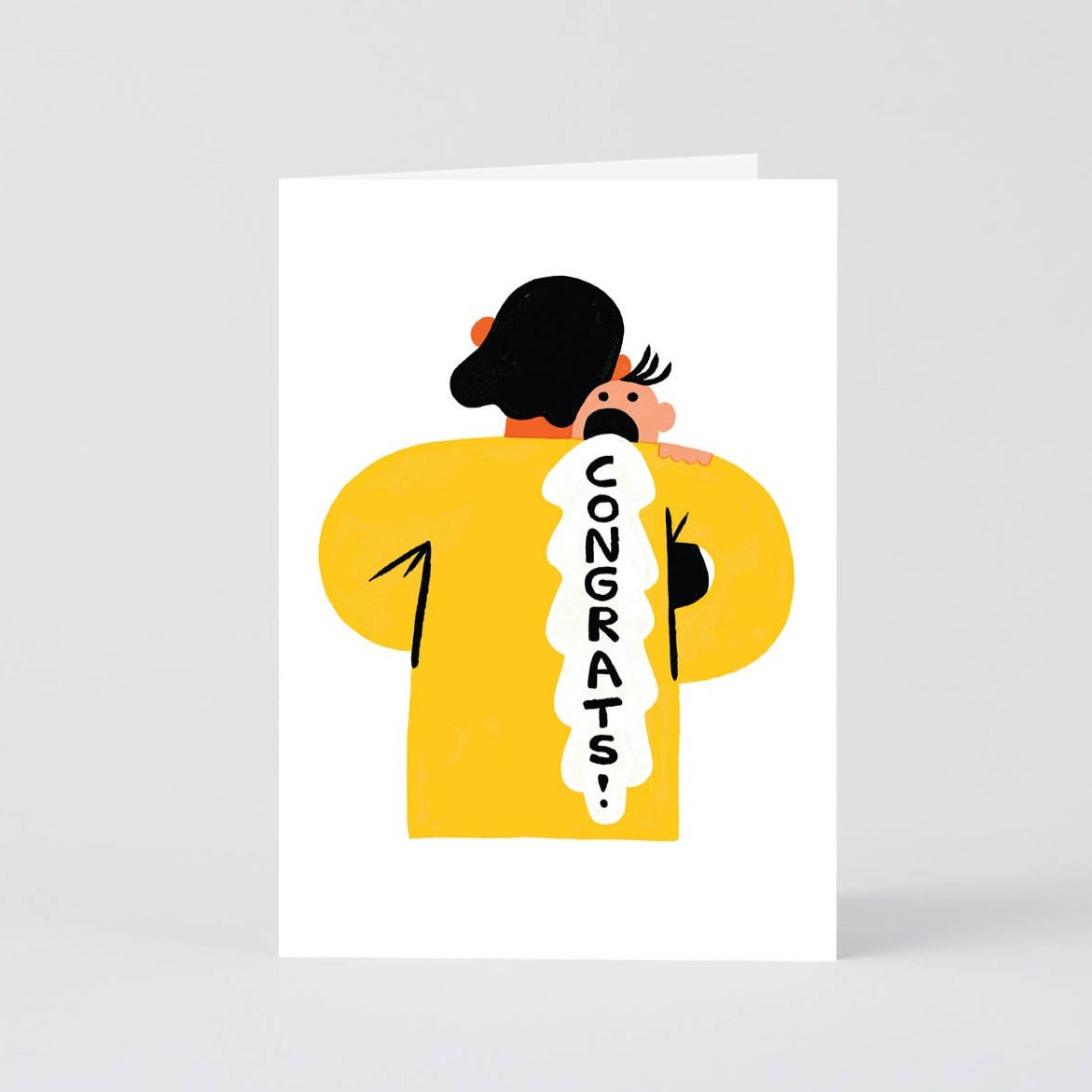 Congrats Barf Greetings Card · Wrap