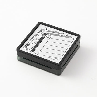 Book Pre-Inked Paintable Stamp · Midori