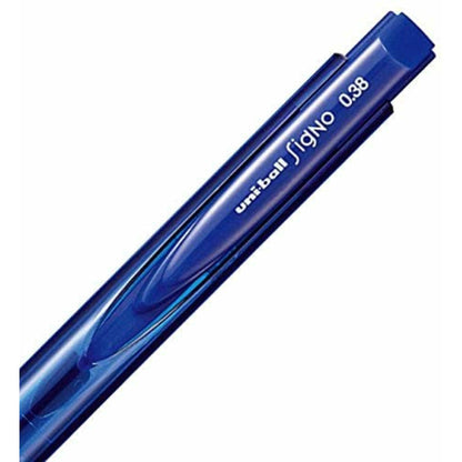 0.38mm Blue Ink | Uni-Ball Signo Knock Ballpoint Pen