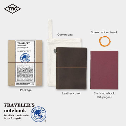 TRAVELER'S Notebook / Brown (Passport Size)