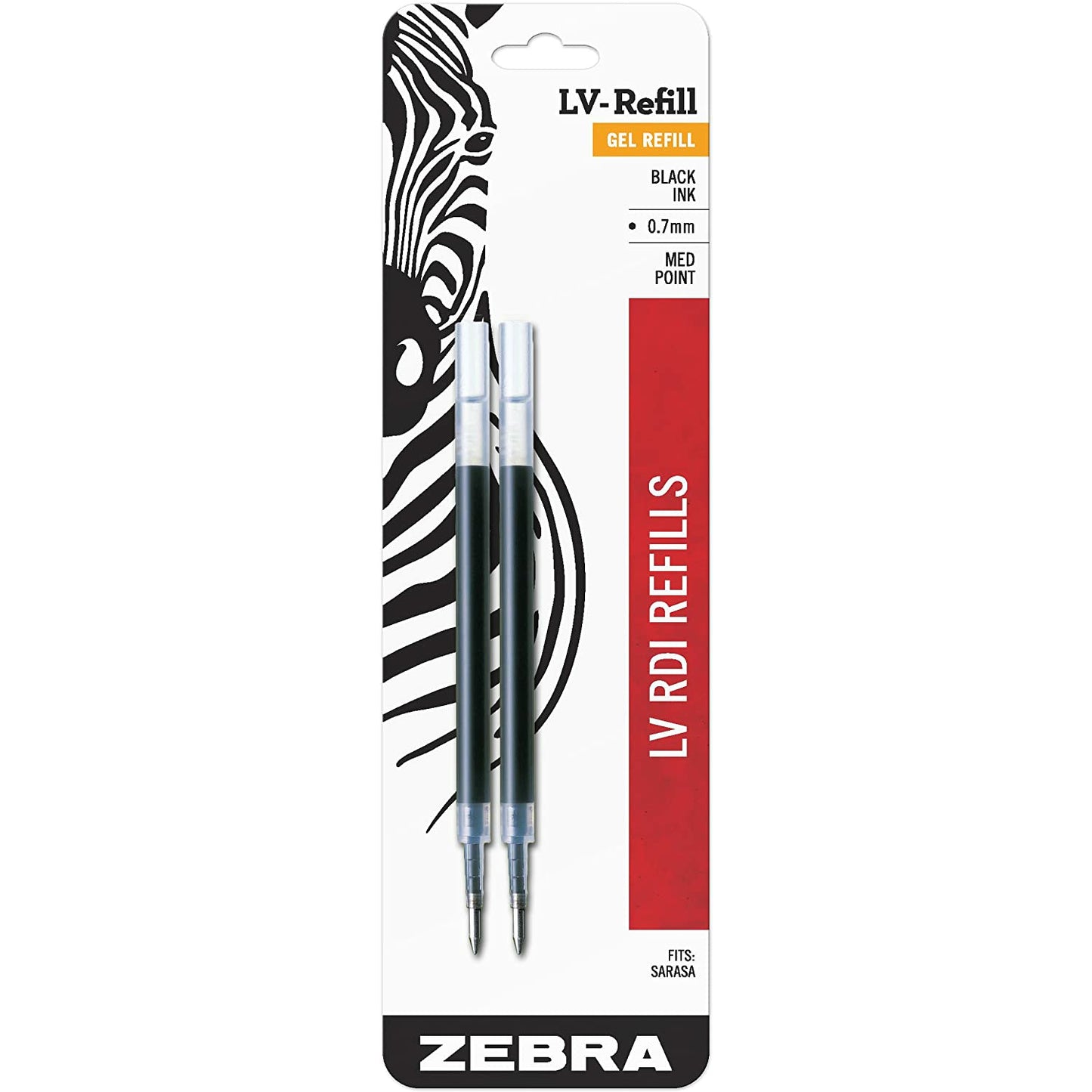 Zebra Sarasa Grand 0.7mm Refill - Black