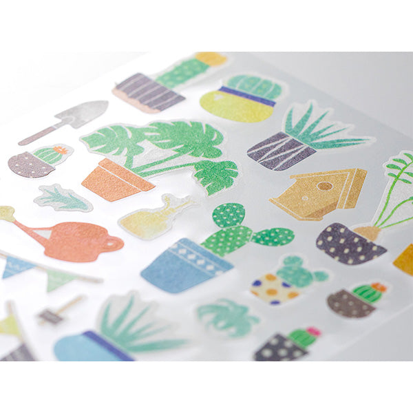 Marché Washi Sticker Sheet - Cactus