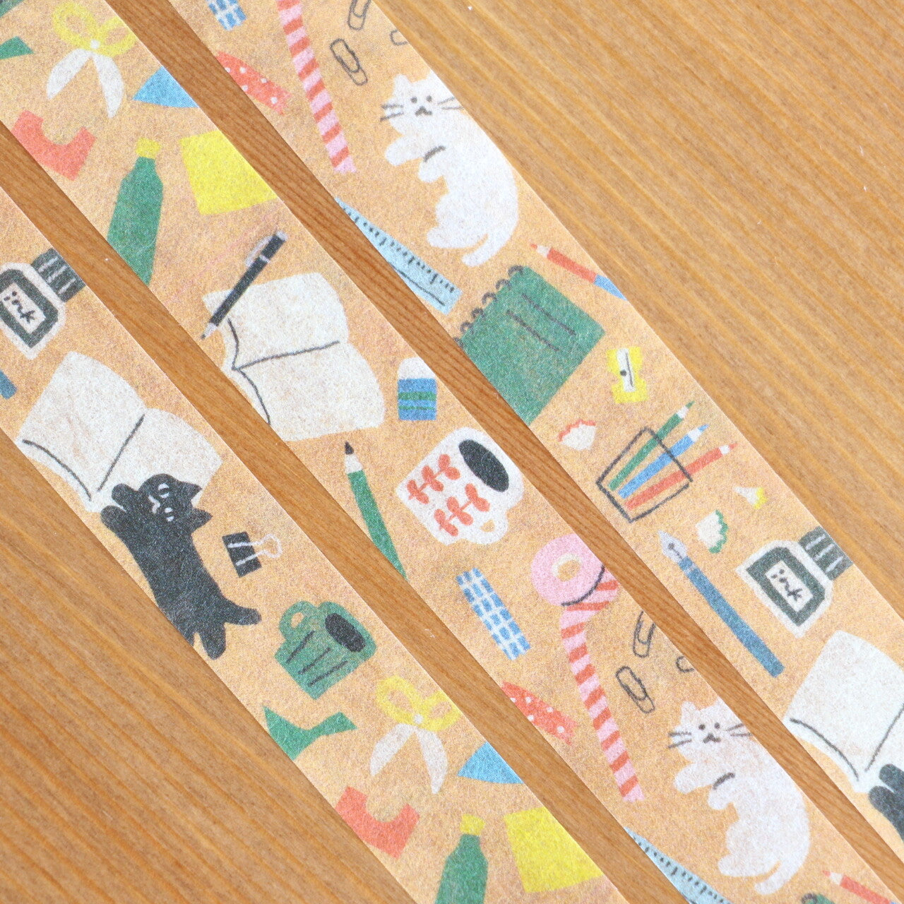 Stationery & Cats / Wa-Life Biyori Washi Tape · Furukawashiko