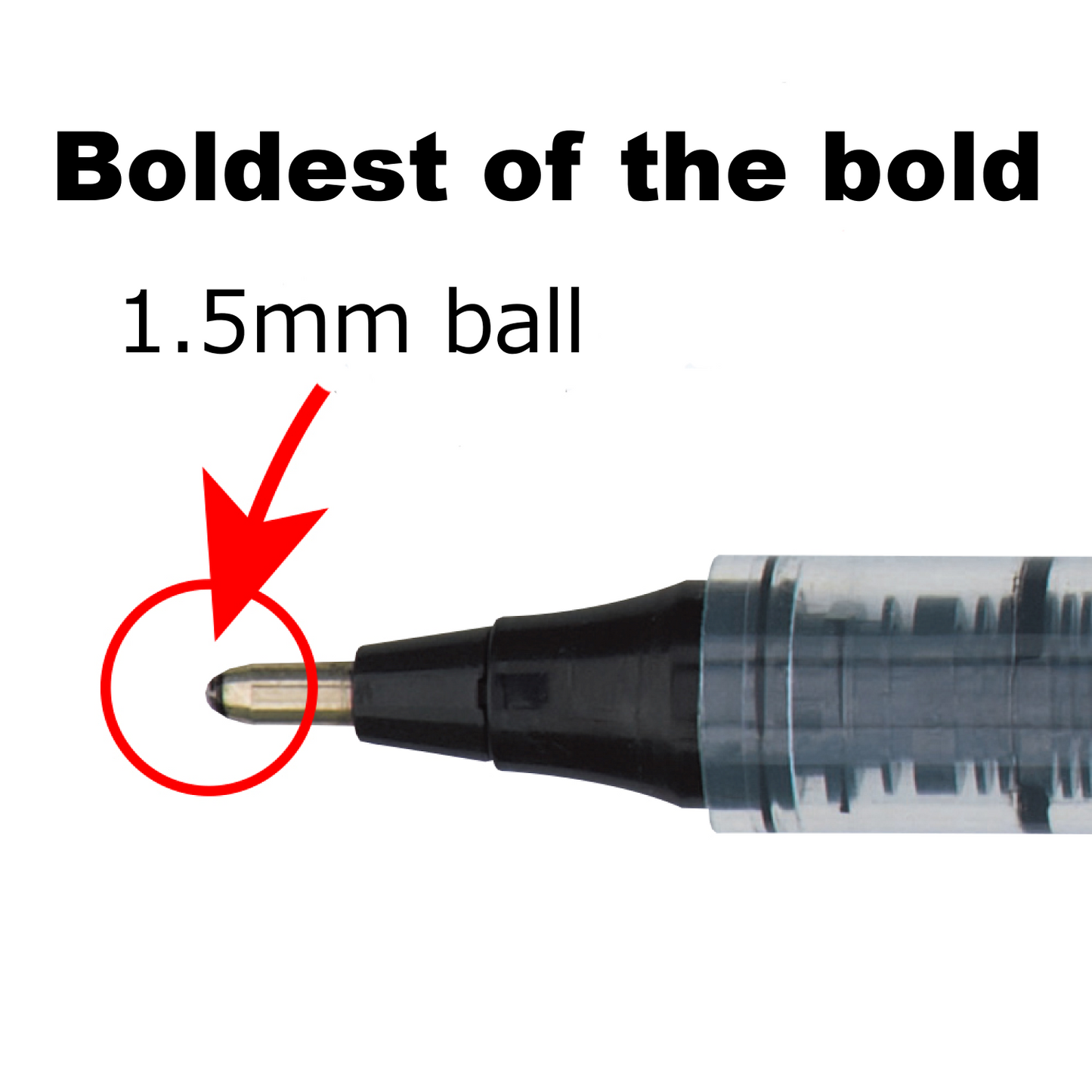 OHTO Fude Ball 1.5mm - Black