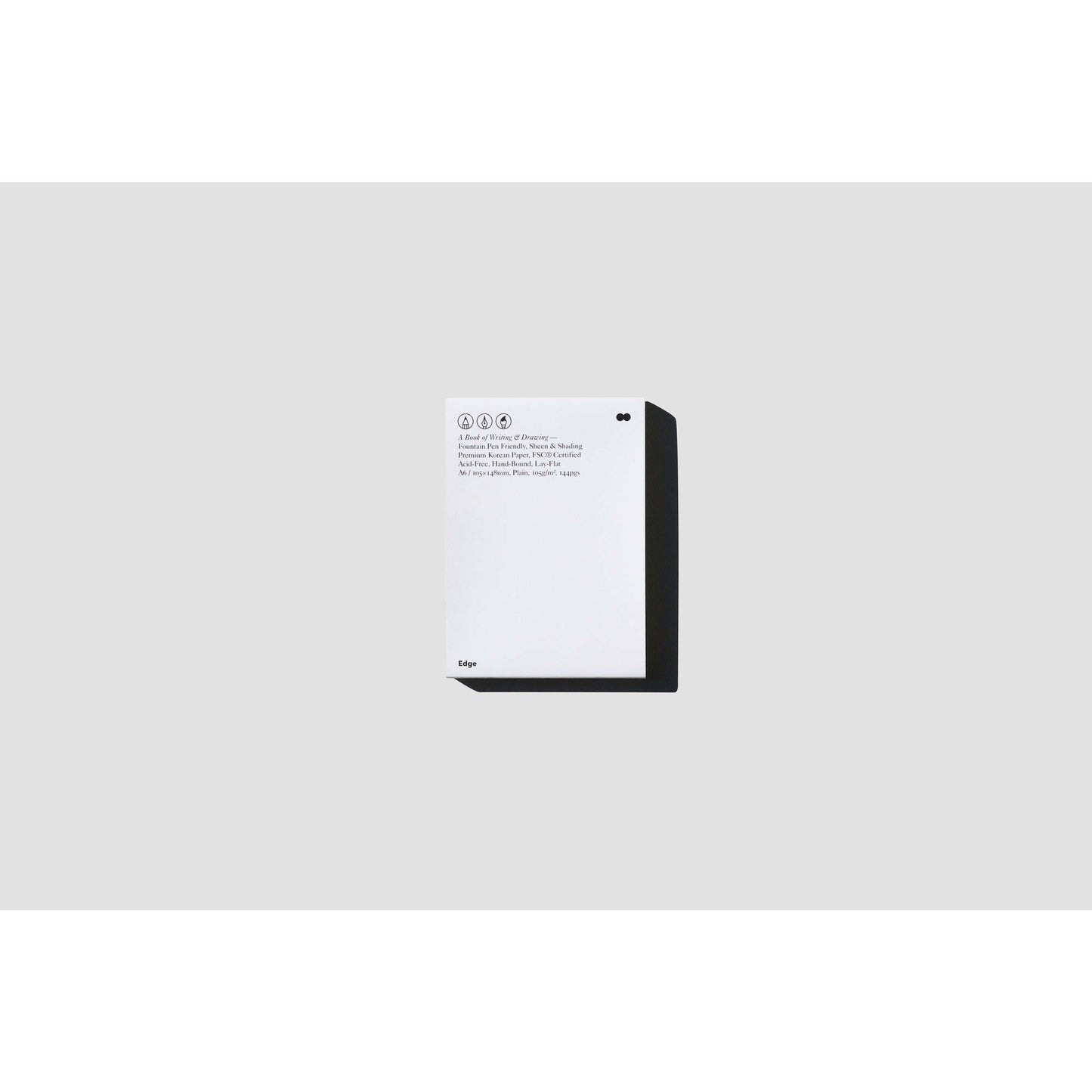 Edge Notebook Hanji A6 Notebook - Plain