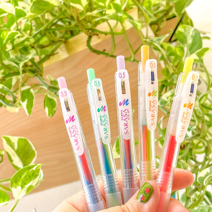 0.5mm Sarasa Clip Marble Color Pen · Zebra