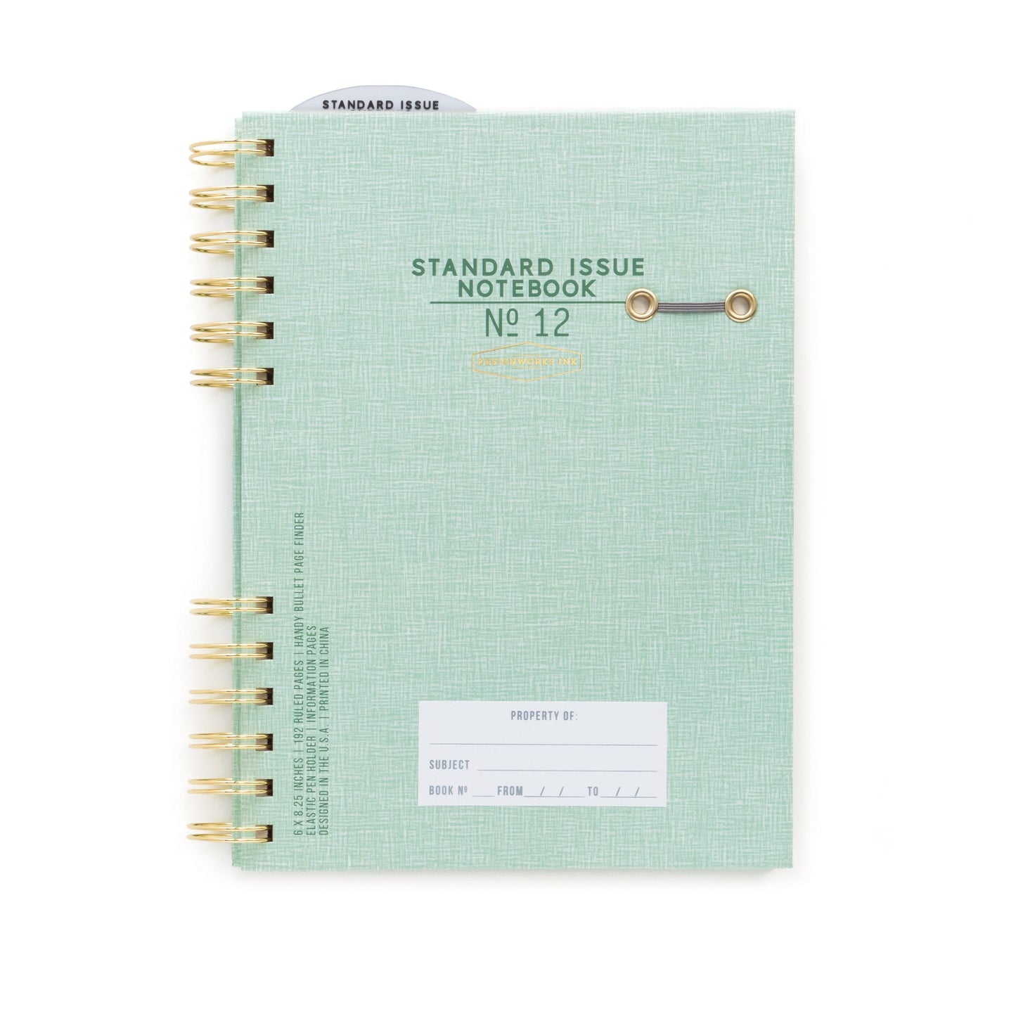Green - Standard Issue Planner Notebook No. 12
