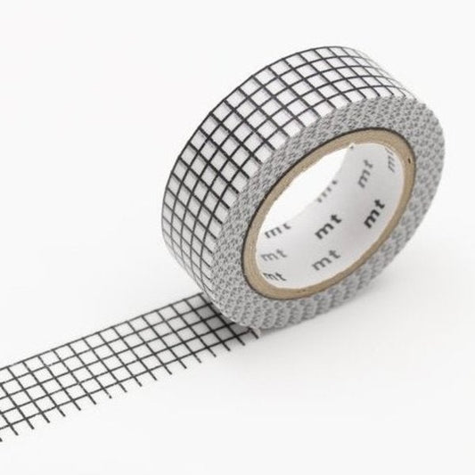 mt Washi Tape - Graph Hougan Black