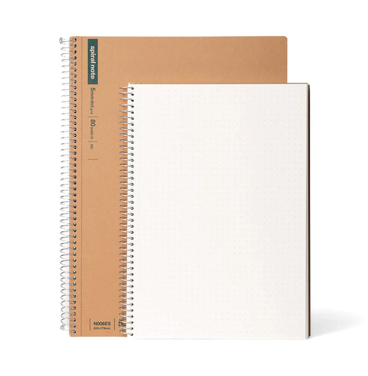 Maruman A5 Basic Spiral Notebook Dot Grid