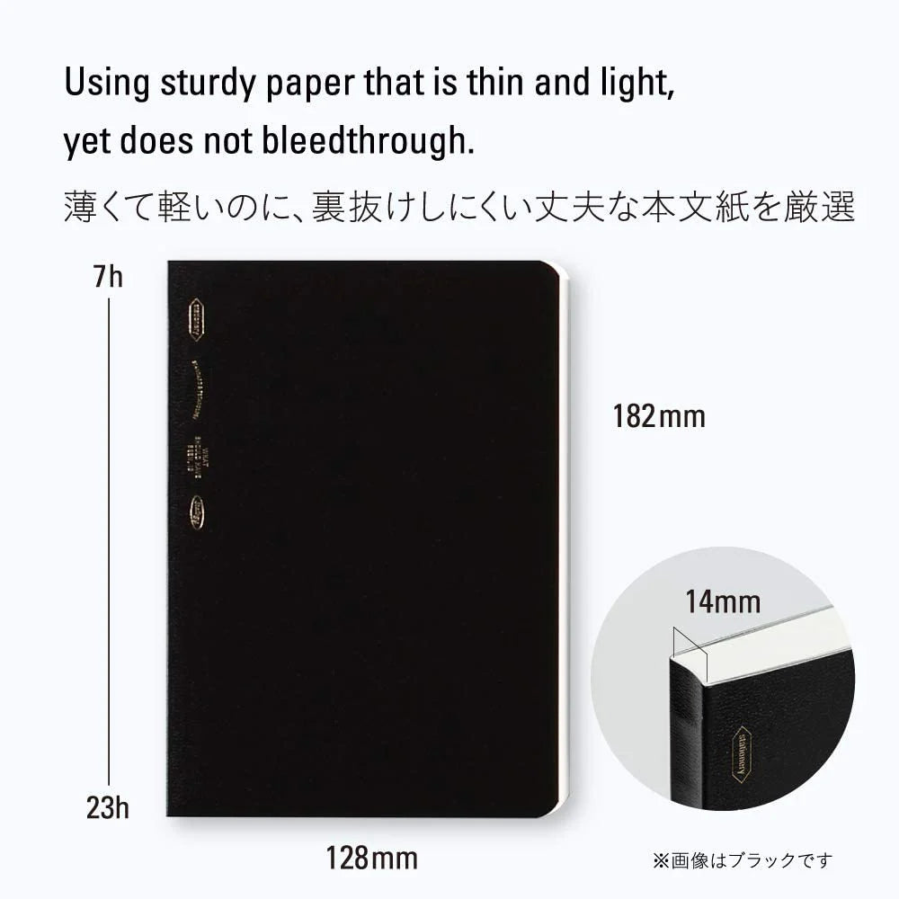 Stalogy 365 Days Notebook A6 - Black