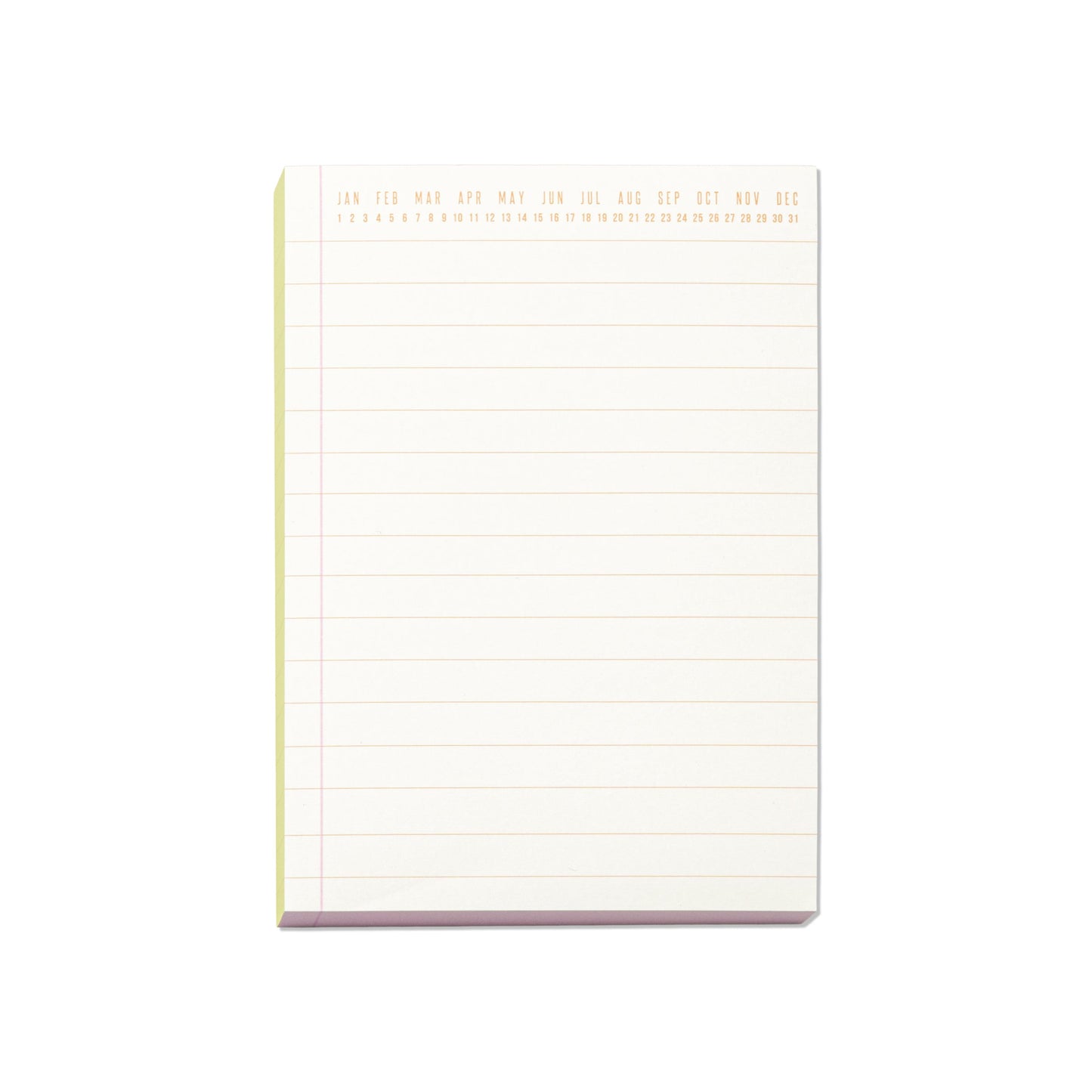 Chartreuse & Pink - Colorblock Notepad
