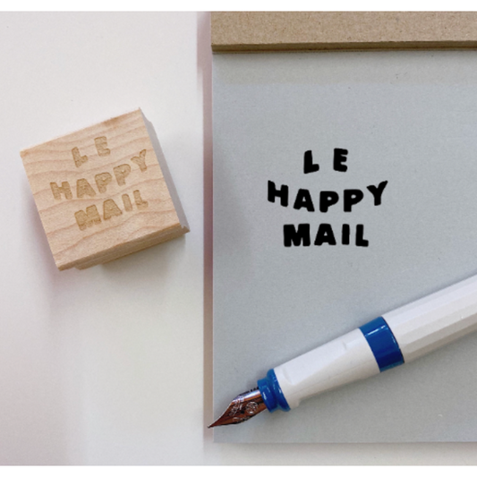 Le Happy Mail Rubber Stamp