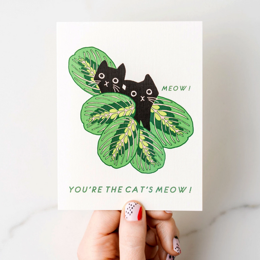 You're the Cat's Meow Greeting Card / Ilootpaperie