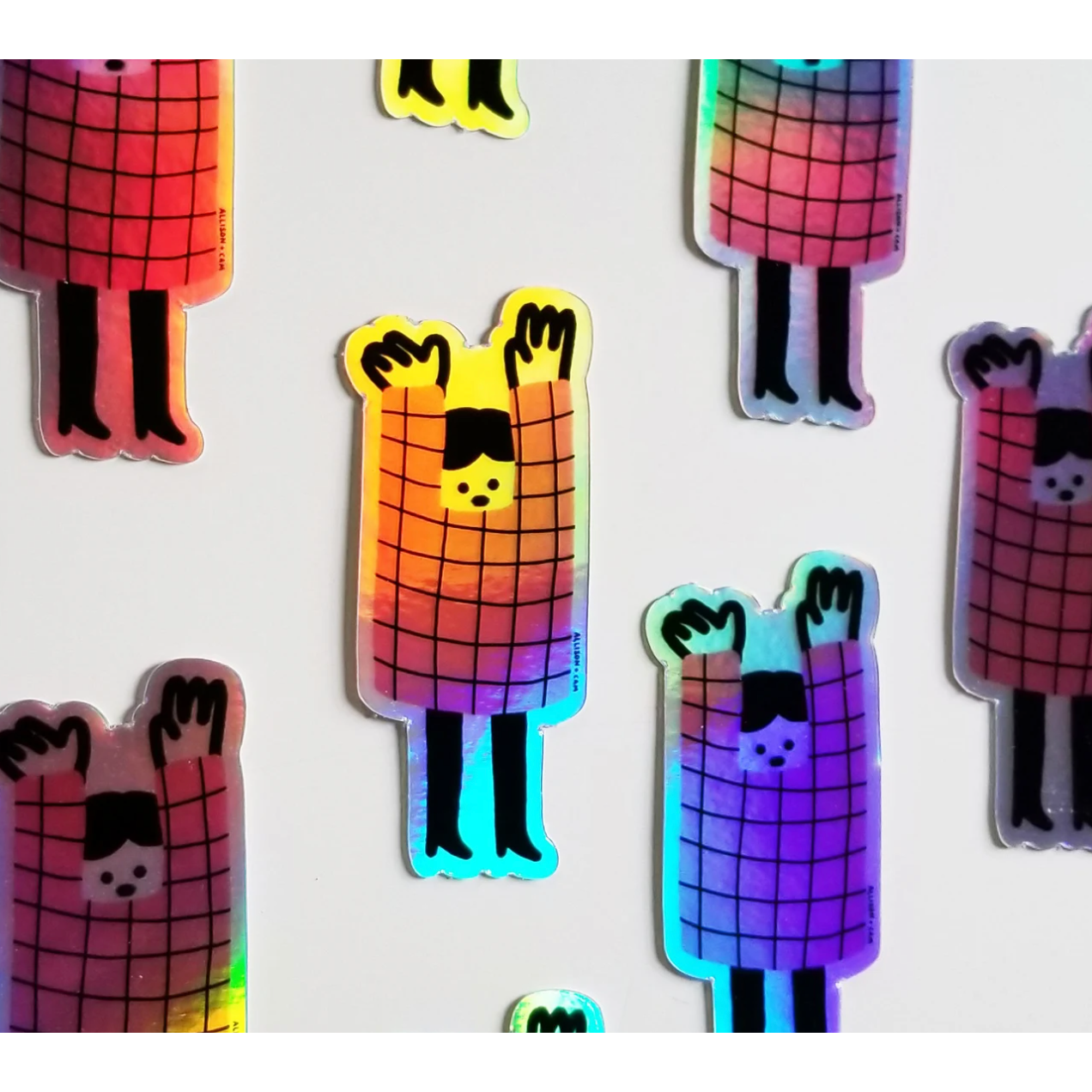 Sweater Weather Holographic Sticker