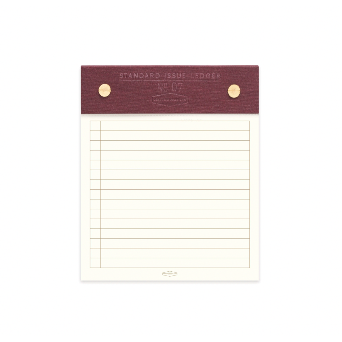 Burgundy - Post Bound Notepad