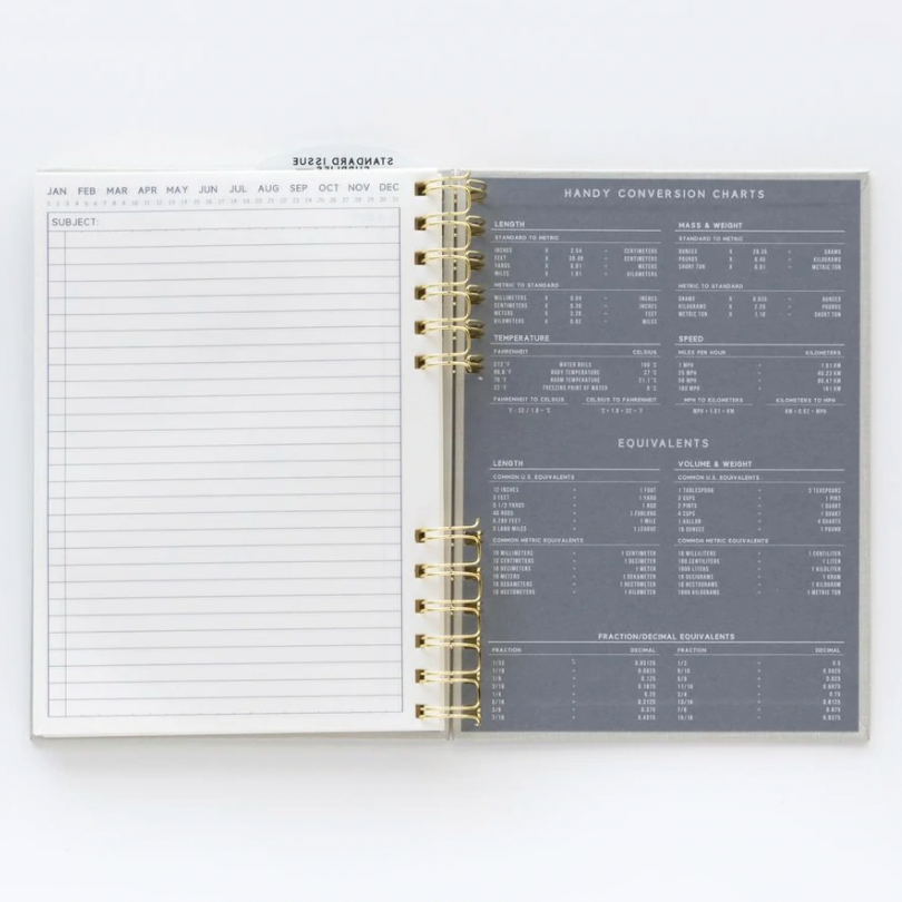 Black - Standard Issue Planner Notebook No. 12