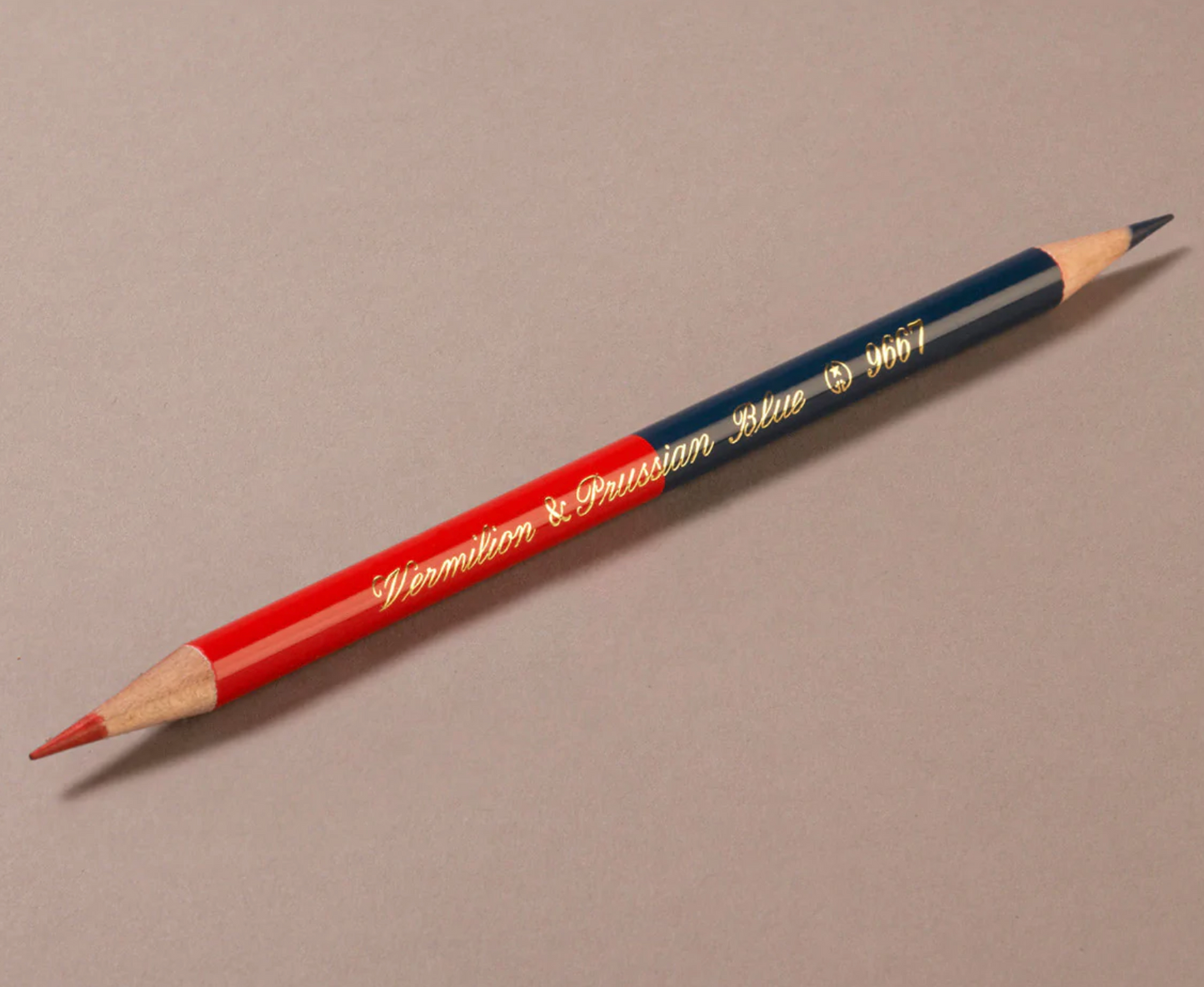 Marking Pencils 12 pack - Vermillion & Prussian Blue