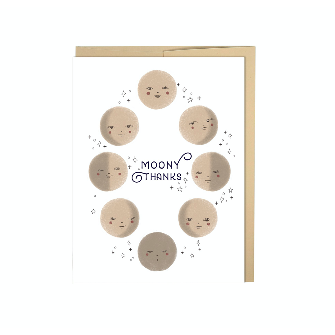 Moony Thanks Card