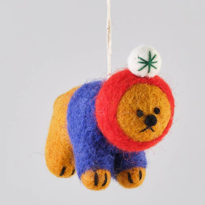 'Ronnie' Hanging Cat Felt Ornament · Wrap