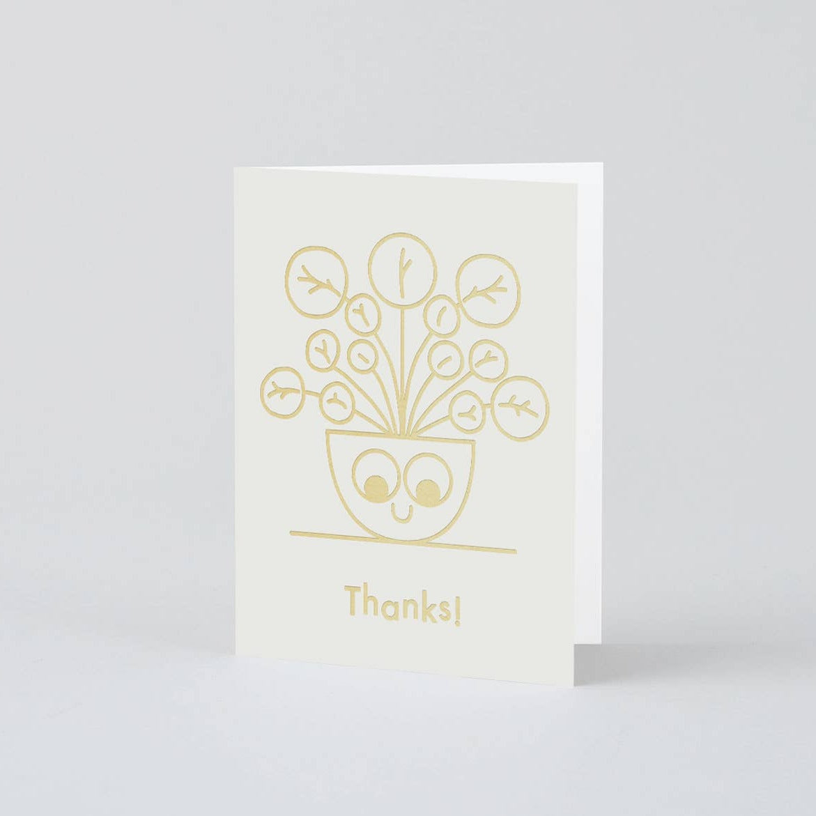 'Thanks Pilea Plant' Mini Card