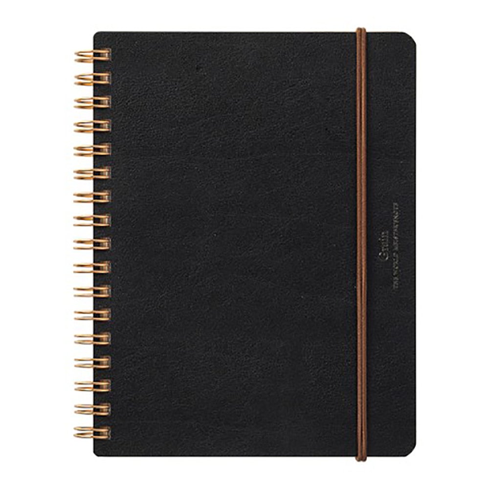 Grain Notebook B6 - Black