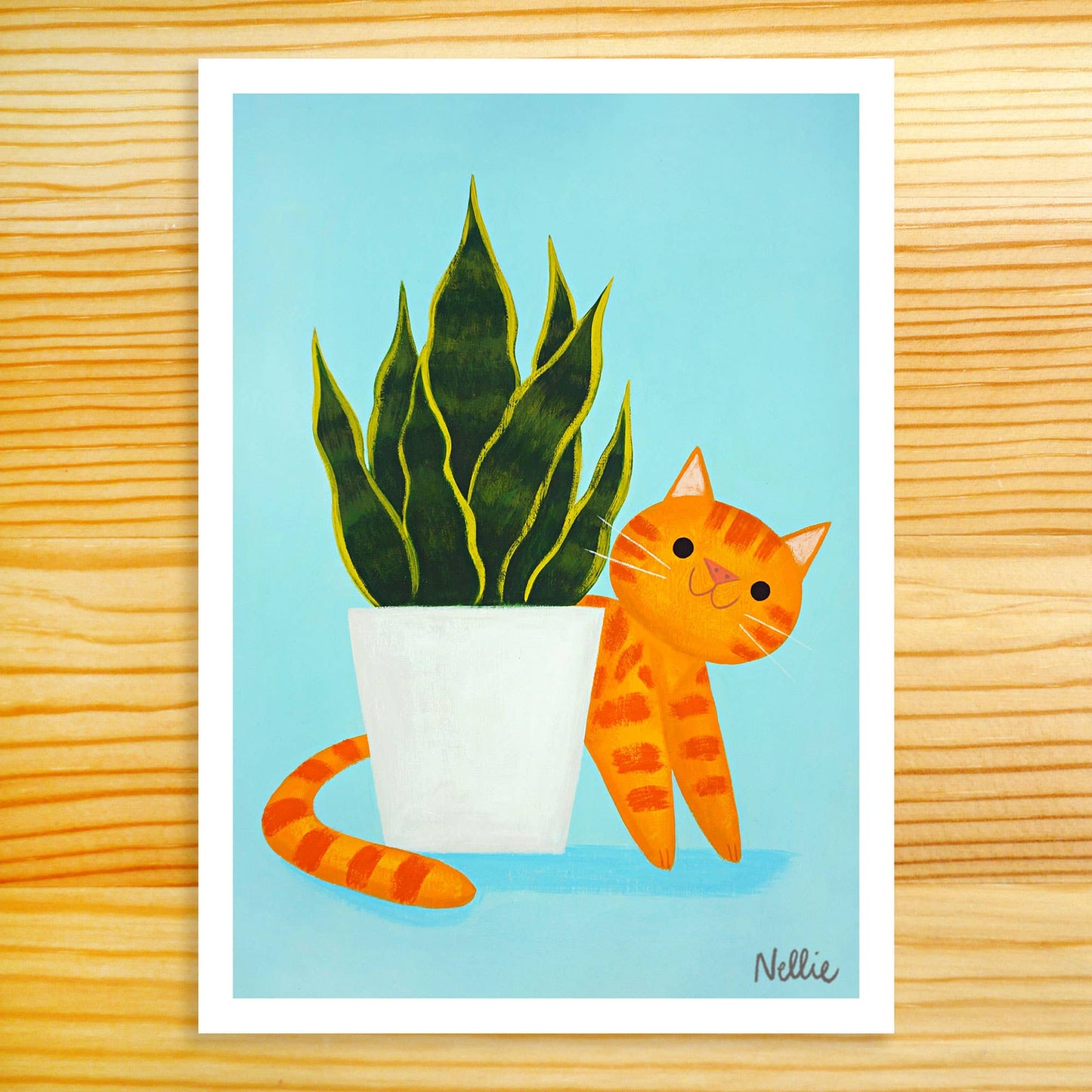 Cat & Snake Plant · Nellie Le