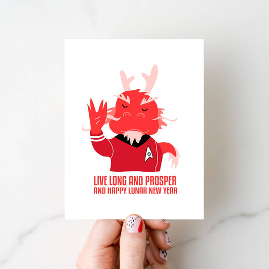 Year of the Dragon Lunar New Year Card / Ilootpaperie