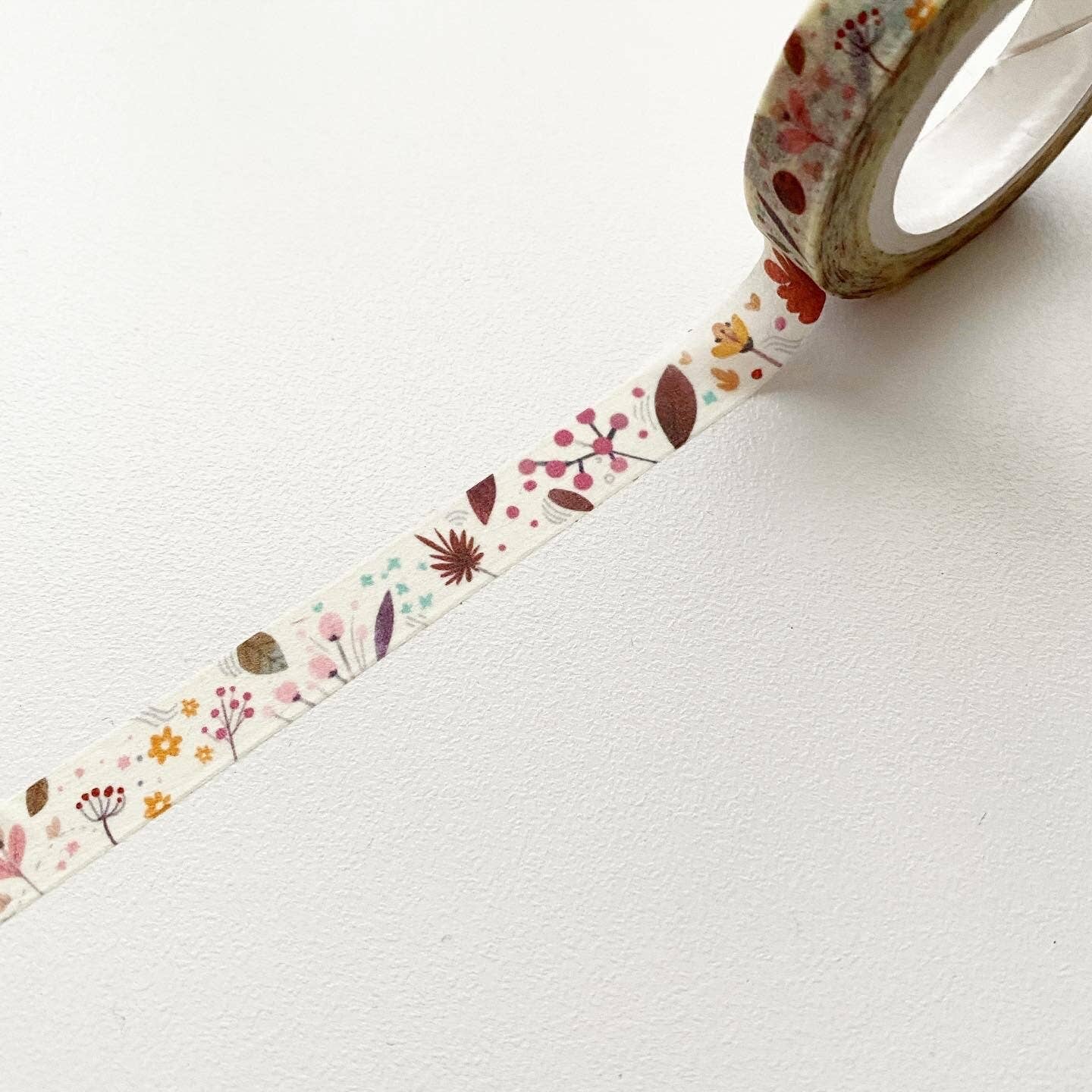 Spring Floral Thin Washi Tape · The Little Red House